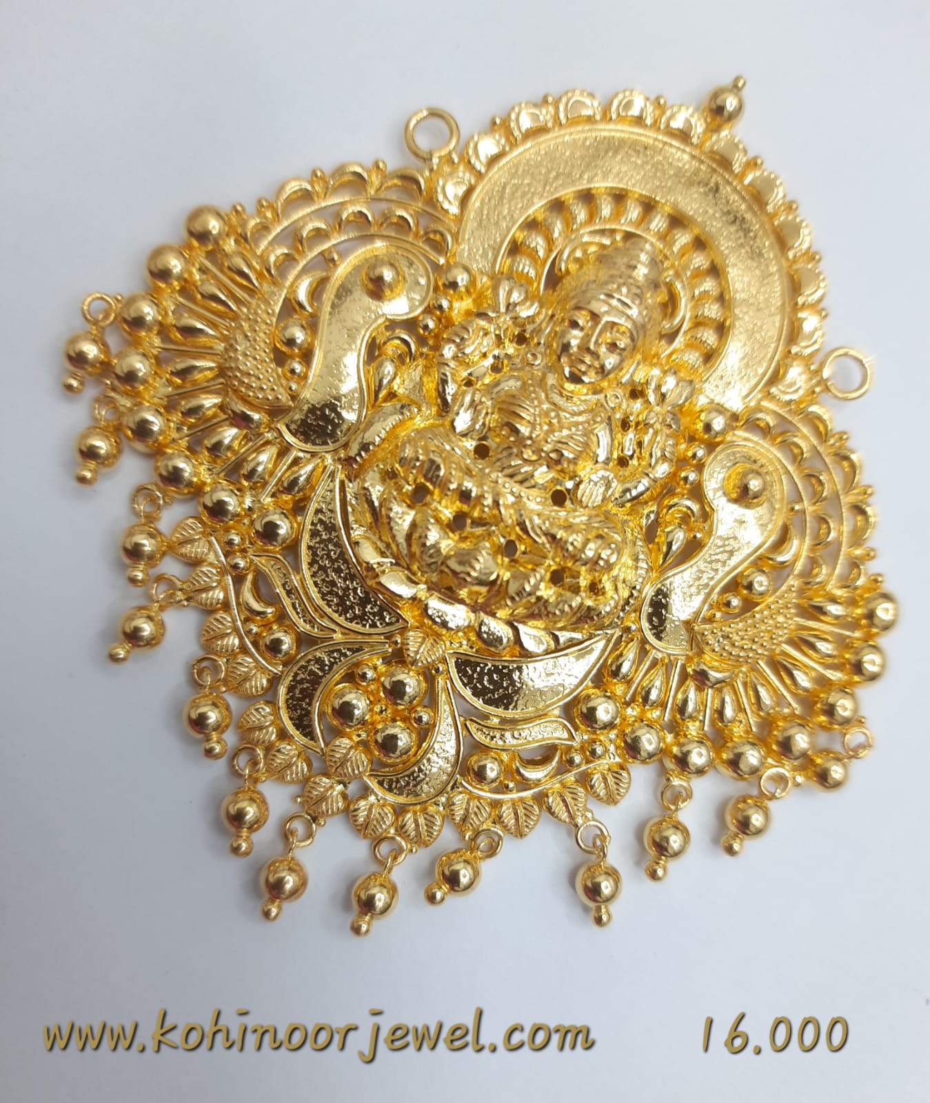 916 GOLD LAKSHMI PENDANT