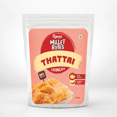 Millet Bytes - Thattai | Snacks |150grams