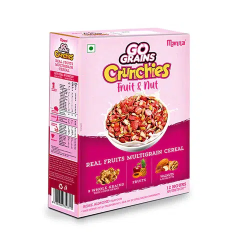 Real fruits Multigrain Cereal for kids - Real Nuts I Rose almond flavor - 300g