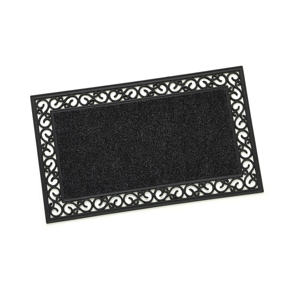 40*60 cm Heavy Duty Indoor & Outdoor Rubber wrought  Iron Mat