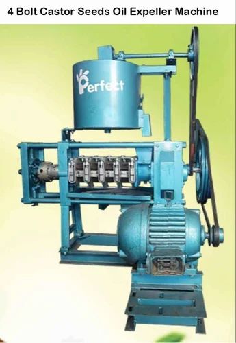 4 Bolt Castor Seeds Oil Expeller Machine