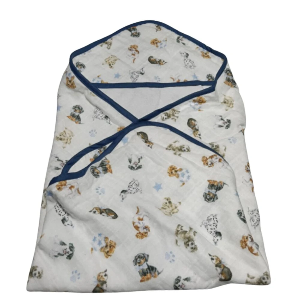 Multipurpose Baby Muslin Hood Swaddle Bath and Outdoor Protection