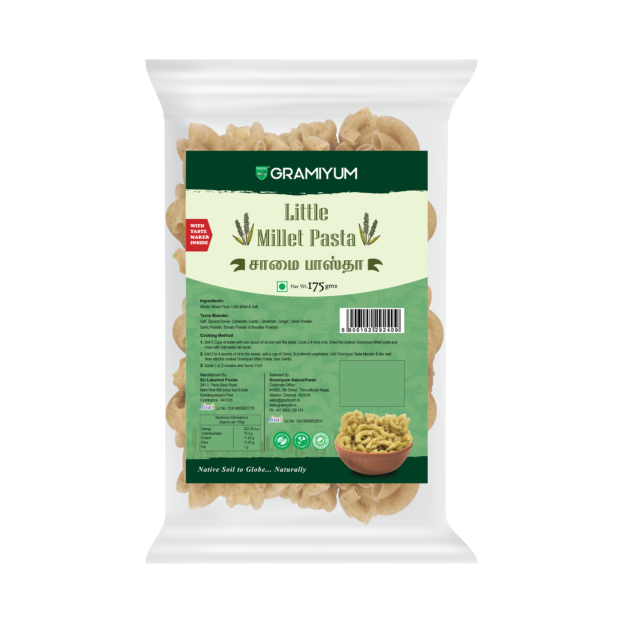 Pasta – Little Millet (Saamai Pasta)