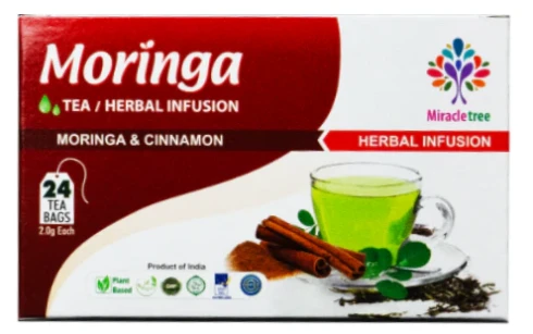 Moringa with cinnamon herbal tea 24 bags