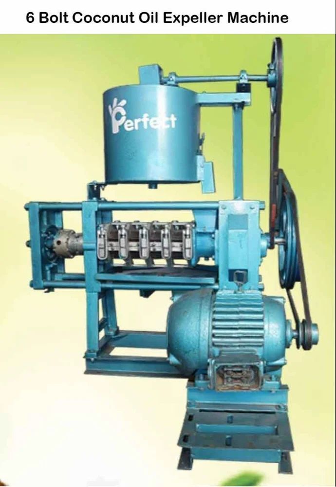 6 Bolt Coconut Oil Expeller Machine.