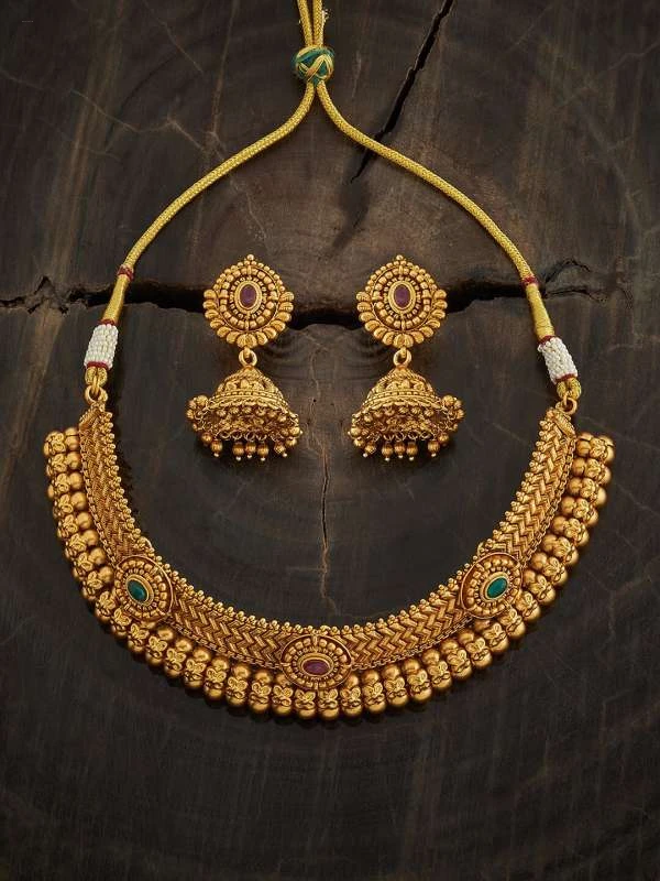 Five metal jewellery of modern designs ethnic wear and traditional