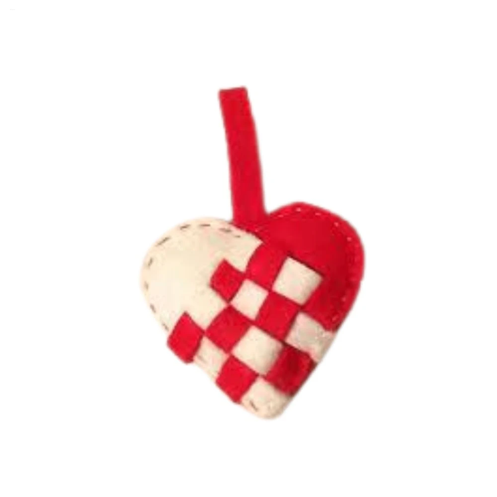 Hanging Christmas Heart Ornament  Tree and Wall Decoration