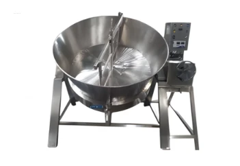 Induction cooked mixture machine