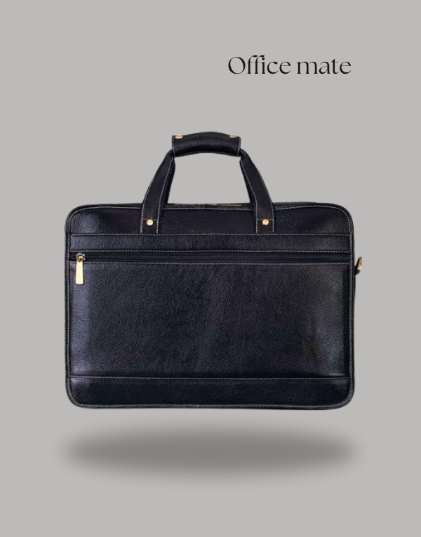 Men's messenger bags for formal and office usage made from genuine leather