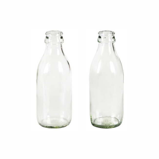 Wholesale Hot Sale Wine Bottle Sizes 750ml 1000ml Gin Alcohol Liquor Custom White Glass Empty Clear Glass Bottles