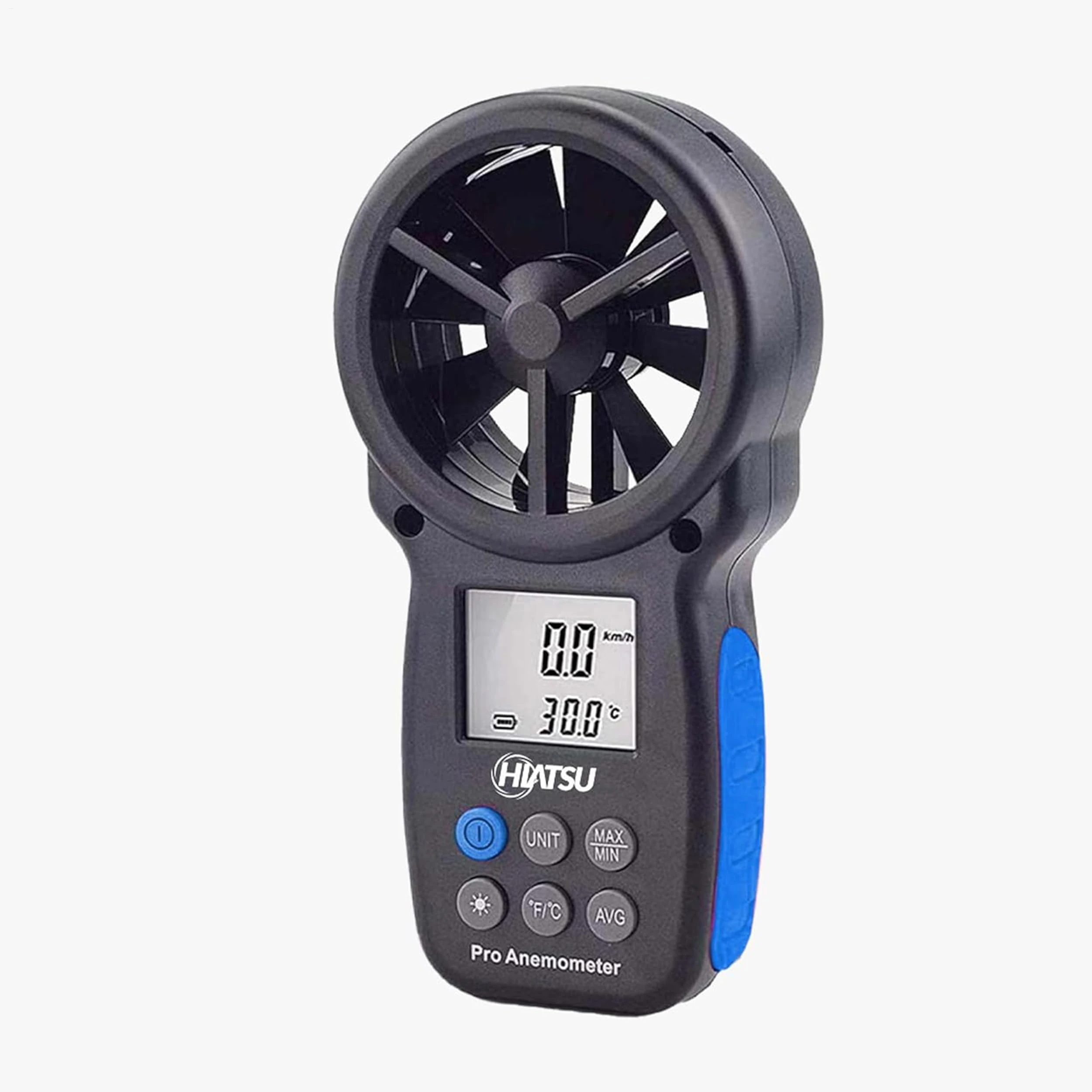 High Precision Air Flow Anemometer  Wind Speed and Temperature Measurement Device