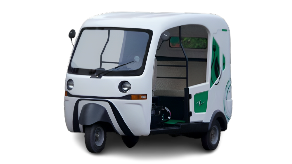 stylish three wheeler electric auto three seater with pmsm motor range around 110kmph tuk tuk